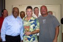 Dave Hinnenkamp receives his 2009 Under 50 Gold Glove Award from Tony Oliva and Jim Corci.