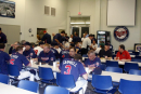 Campers fuel up for another day of baseball at one of Chef George's fabulous breakfast buffets!