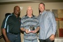 Mark Lilledahl was recognized as the Over 50 Twins Camp MVP in 2010.  Here Mark is pictured with Milt Cuyler and Tom Brunansky.